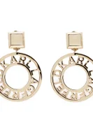Обеци k/circle logo archive earrings Karl Lagerfeld златен