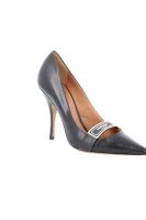 Обувки на висок ток Emporio Armani черен