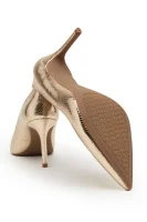 Кожено обувки на висок ток ALINA FLEX PUMP Michael Kors златен