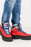 Трекинг обувки EXPEDITION с добавка кожа Tommy Jeans червен