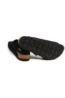 Кожено пантофи/домашни обувки Arizona FUR Birkenstock черен