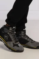 Трекинг обувки AKRON01 с добавка кожа BLAUER черен