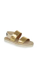 Sandals Love Moschino златен