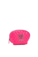 Patent Quilted Cosmetic bag Love Moschino розов