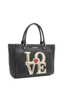 Super Love Shopper bag Love Moschino черен