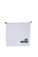 Heart Quilted Messenger Bag Love Moschino сребърен