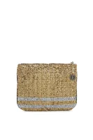 Gigi Hadid Sequin Stripe Messenger Bag/ Clutch Tommy Hilfiger златен