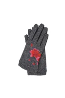 Gloves Red Flowers Desigual сив