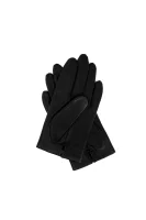 DH 73 leather gloves HUGO черен