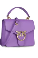 Кожена чанта за рамо LOVE MINI TOP HANDLE SIMPLY 4 Pinko лилав