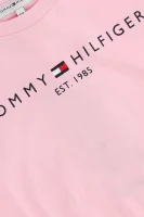Тениска ESSENTIAL | Regular Fit Tommy Hilfiger пудренорозов