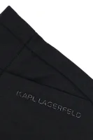 панталон | slim fit Karl Lagerfeld Kids черен