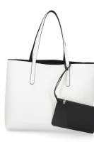 Дамска чанта с две лица + несесер Calvin Klein черен