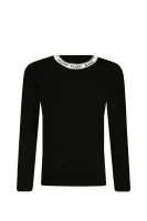 Суитчър/блуза INTARSIA LOGO | Regular Fit CALVIN KLEIN JEANS черен