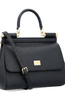 Дамска чанта за рамо Sicily Dolce & Gabbana черен