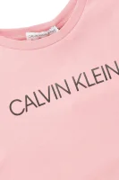 Тениска INSTITUTIONAL | Regular Fit CALVIN KLEIN JEANS розов