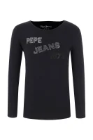 Блуза | Regular Fit Pepe Jeans London черен
