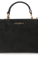 Дамска чанта за рамо arlettis suede Coccinelle черен