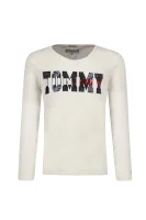Блуза ESSENTIAL TOMMY SEQU | Regular Fit Tommy Hilfiger кремав