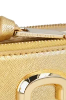 Кожена дамска чанта за рамо SNAPSHOT Marc Jacobs златен