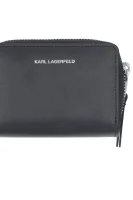 Кожен портфейл K/Choupette Karl Lagerfeld черен