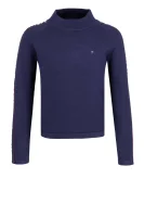 Пуловер ICONIC LOGO MOK | Regular Fit Tommy Hilfiger тъмносин