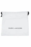 Кожена дамска чанта за рамо Snapshot Marc Jacobs пудренорозов
