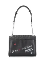 Дамска чанта за рамо Karl X Kaia Graffiti Mini Hb Karl Lagerfeld черен