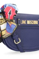 Дамска чанта за рамо + шал Love Moschino тъмносин