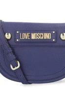 Дамска чанта за рамо + шал Love Moschino тъмносин