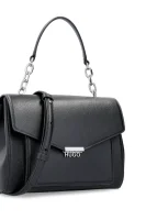 Чанта за рамо Victoria Top Handle HUGO черен