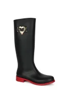 Rain boots Love Moschino черен