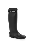 Patch 2 Rain boots Love Moschino черен