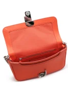 Кожена чанта за рамо THE J MARC Marc Jacobs оранжев