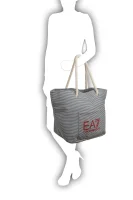 Плажна чанта EA7 тъмносин