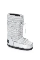 Love&Peace Quilted Winter Boots Love Moschino сребърен