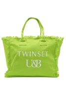 Плажна чанта Twinset U&B зелен