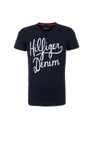 T-shirt Ame Tommy Hilfiger тъмносин