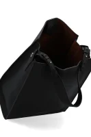 Дамска чанта тип hobo Granata Emporio Armani черен