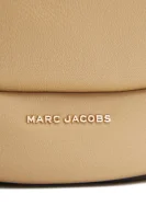 Кожено дамска чанта тип hobo Marc Jacobs бежов