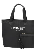 Дамска чанта + несесер TWINSET черен