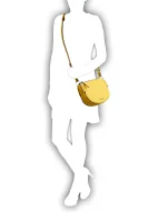 Дамска чанта за рамо Calvin Klein жълт