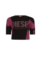 Тениска | Cropped Fit Diesel черен