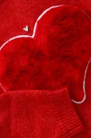 Пуловер | Regular Fit | с добавка вълна Guess червен