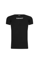 Тениска | Relaxed fit Dsquared2 черен