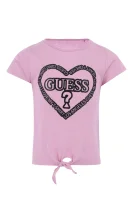 Тениска | Regular Fit Guess розов