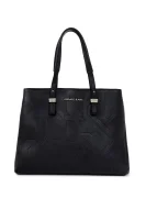 Shopper bag Dis.4 Versace Jeans черен