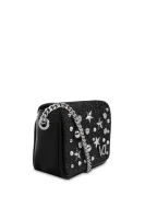 Дамска чанта за рамо Nappa Glitter Versace Jeans черен