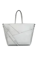 Luna Large shopper bag Calvin Klein сребърен