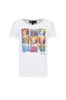 Тениска JENELL Andy Warhol By Pepe Jeans | Regular Fit Pepe Jeans London бял